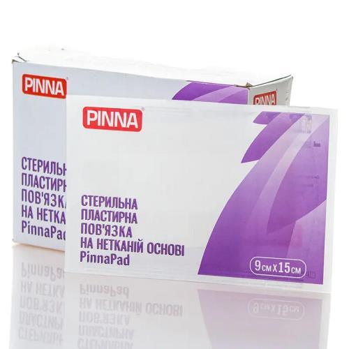 Повязка пластырная PinnaPad 9 см х 15 см на нетканой стерильной основе, 1 штука