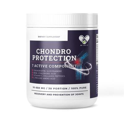Хондропротектор En'vie Lab 7 Active Component с коллагеном 1 и 3 типа для суставов, со вкусом банана, порошок, 30 порций