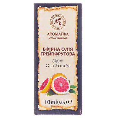 Олія ефірна Ароматика Грейпфрутова, 10 мл