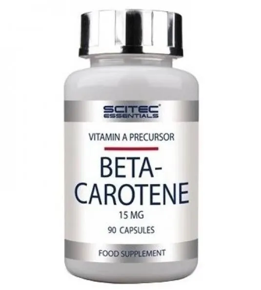Бета-каротин Scitec Nutrition Beta-Carotene 15 mg, 90 капсул