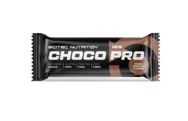 Батончик протеїновий Scitec Nutrition Choco Pro подвійний шоколад, 55 г
