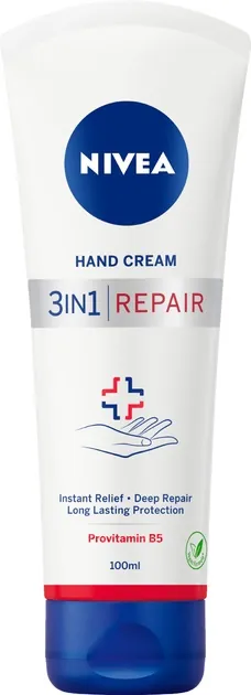 Крем для рук Nivea Repair 3 в 1 SOS Відновлення (84688), 100 мл