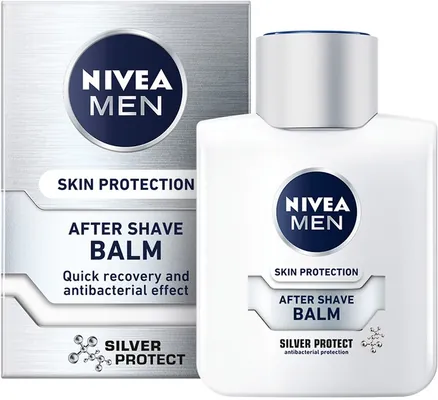 Бальзам після гоління Nivea Men Silver Protect Срібний захист з антибактеріальним ефектом (88866), 100 мл