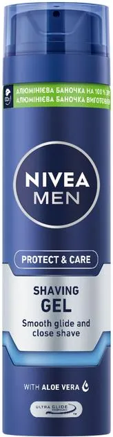 Гель для гоління Nivea Men Protect & Care Захист та догляд (81760), 200 мл
