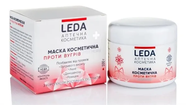 Маска Leda проти вугрів Інтенсив, 100 г