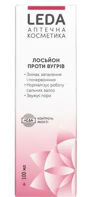 Лосьйон Leda проти вугрів, 100 мл