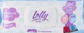 Серветки вологі Lolly дитячі з перших днів життя з клапаном, 80 шт