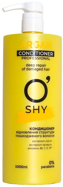 Кондиціонер для волосся O'Shy Argan Відновлення структури пошкодженного волосся, 1 л