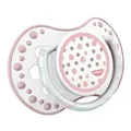 Пустушка силіконова Lovi Retro baby динамічна, 22/803girl, 0-3 місяці, 2 шт
