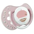 Пустушка силіконова Lovi Retro baby динамічна, 22/803girl, 0-3 місяці, 2 шт