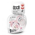 Пустышка силиконовая Lovi Retro baby динамическая, 22/803girl, 0-3 месяца, 2 шт