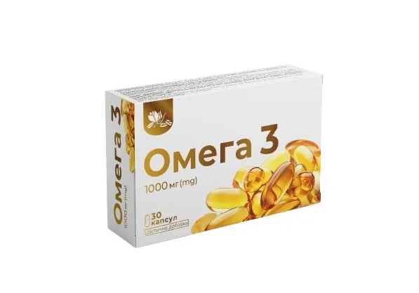 Омега-3 1000 мг капсули №30 (10х3) Ronpharm