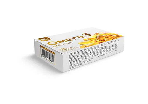 Омега-3 1000 мг капсули №30 (10х3) Ronpharm