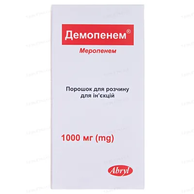Демопенем порошок для р-ну д/ін. по 1000 мг №1 у флак.
