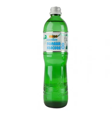Вода мінеральна Поляна Квасова-8 сильногазована, скляна пляшка, 0,5 л