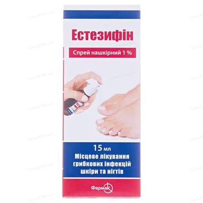 Естезифін спрей н/ш 1 % по 15 мл у флак.