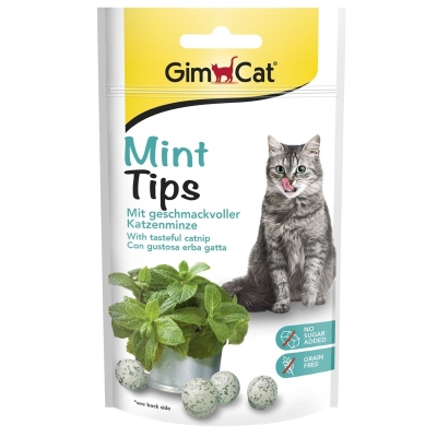 Лакомство для кошек GimCat Mint Tips, 40 г