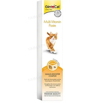 Паста мультивітамінна для кішок GimCat Multi-Vitamin Paste, 50 г