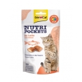 Лакомство для кошек GimCat Nutri Pockets Лосось + Омега 3+6, 60 г