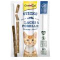 Лакомство для кошек GimCat Sticks палочки лососем и форелью, 4 штуки