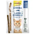 Ласощі для кішок GimCat Sticks палички лососем та фореллю, 4 штуки