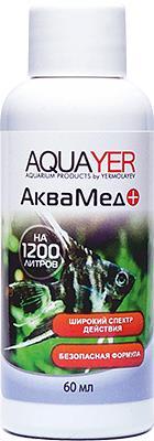 Аквамед Aquayer концентрат для акваріумів, 60 мл
