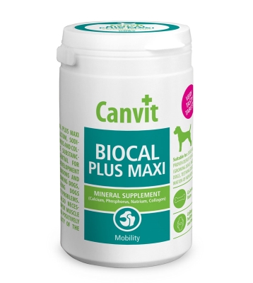Витамины для собак Canvit Biocal Plus Maxi, 230 г