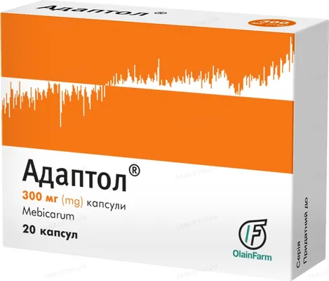 mowl CAPSULOID （ABYSSAL DOSE） Адаптол таблетки по 300 мг №20 (10х2) : інструкція + ціна в