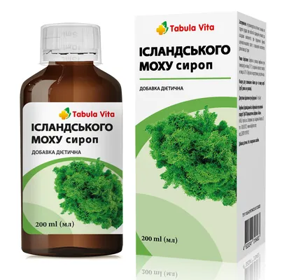 Ісландського моху сироп Tabula Vita по 200 мл у фл.