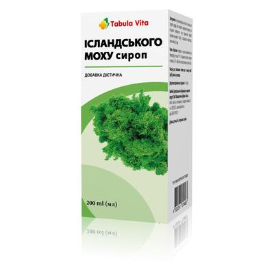 Исландского мха сироп Табула Вита по 200 мл во фл.