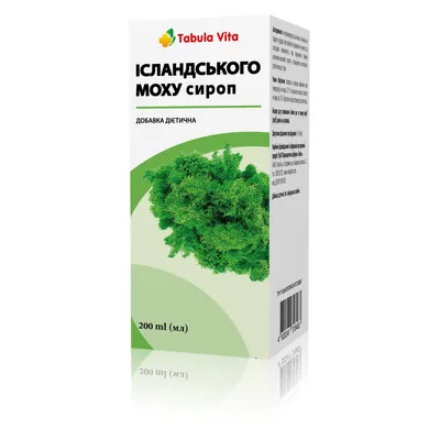 Ісландського моху сироп Tabula Vita по 200 мл у фл.