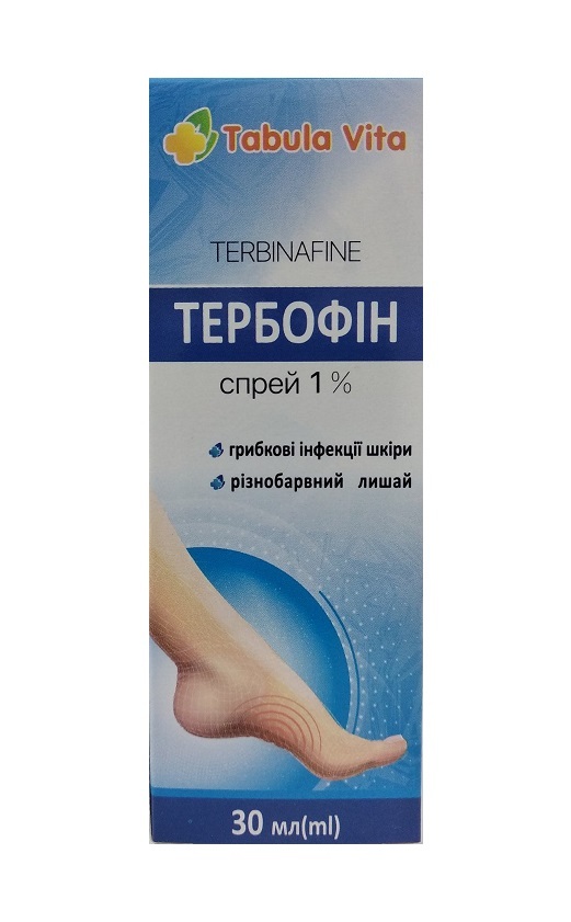 Тербофин Табула Вита спрей 1% по 30 мл во флак.