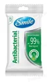 Серветки вологі Smile Antibacterial з соком подорожника, 15 шт