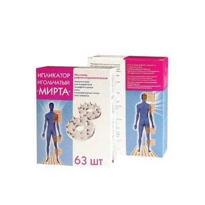 Ипликатор Мирта игольчатый, 63 сегмента россыпью