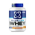 Протеїн сироватковий змішаний USN Blue Lab 100% Whey карамель-попкорн, 2 кг