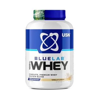 Протеїн сироватковий змішаний USN Blue Lab 100% Whey ваніль, 2 кг