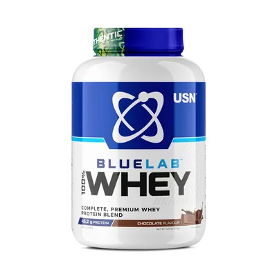 Протеїн сироватковий змішаний USN Blue Lab 100% Whey шоколад, 2 кг