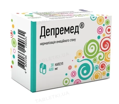 Депремед капсули по 400 мг №30