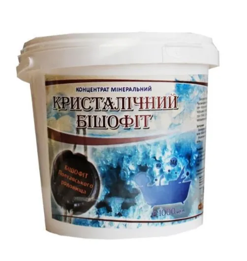 Концентрат мінеральний Кристалічний Бішофіт Полтавського родовища, 1000 мл