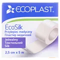 Пластир медичний Ecoplast EcoSilk на текстильній основі 2,5 см x 5 м, папер. упак.