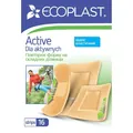Набір пластирів медичних Ecoplast Active бактерицидних, еластичних, 16 штук