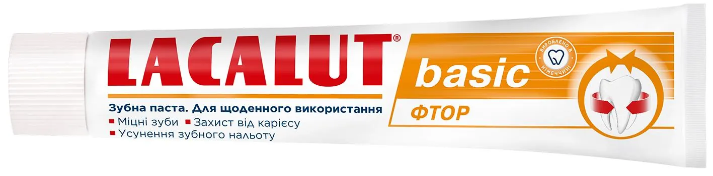 Зубна паста Lacalut Basic Фтор, 75 мл