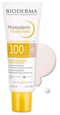 Флюид для лица Bioderma Photoderm Max SPF 100 солнцезащитный очень светлый, 40 мл