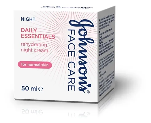 Крем Johnson's Daily Essentials нічний зволожуючий для нормальної шкіри, 50 мл