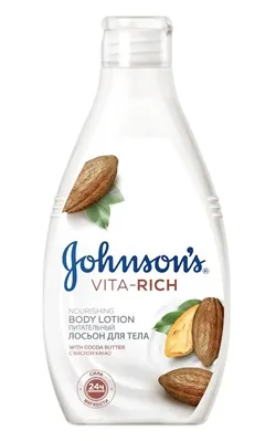 Лосьйон для тіла Johnson's Body Сare Vita-Rich живильний з маслом какао, 250 мл