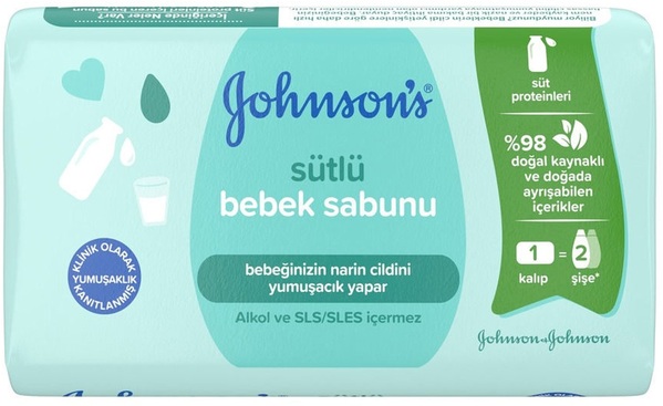 Мыло детское Johnson's Baby с молоком, 90 г