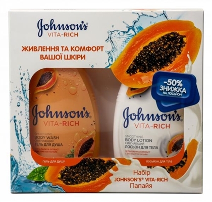 Набор Johnson's Body Care Vita Rich Папайя