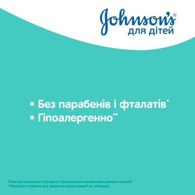 Пенка-шампунь для мытья и купания Johnson's Baby Нежность хлопка детская, 300 мл