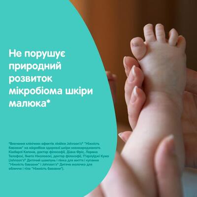 Пенка-шампунь для мытья и купания Johnson's Baby Нежность хлопка детская, 300 мл