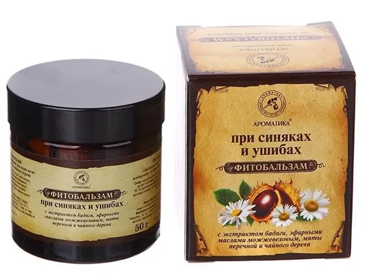Фітобальзам Ароматика при синцях і забоях, 50 г